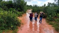 Profissionais da saúde enfrentam atoleiros e percorrem até 300 km de distância para vacinar moradores contra Covid-19 em MT