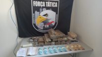 Força Tática detém jovem com tabletes de maconha e pasta base de cocaína em Tangará da Serra