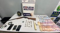 GAp encontra droga e arma de fogo durante ação policial em Várzea Grande