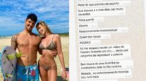 Mãe de Medina compara Yasmin Brunet a ‘atriz pornô’ e colunista divulga conversa