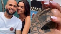 Daniel Alves teria pedido para esposa, Joana Sanz, publicar foto de mãos dadas