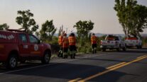 Corpo de Bombeiros faz mais uma ação de prevenção aos incêndios florestais em Chapada dos Guimarães nesta terça-feira (04)