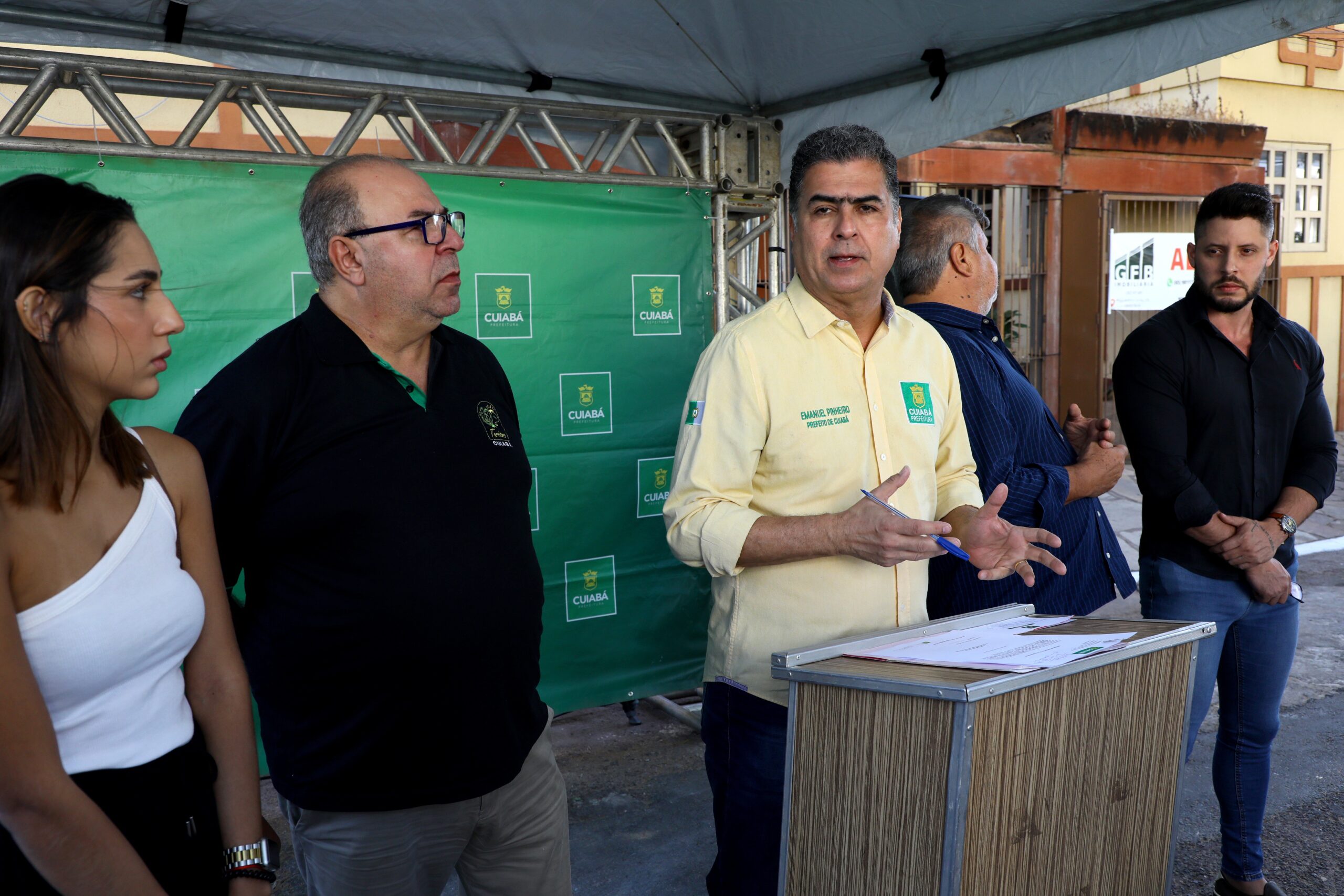 Cuiabá receberá nova Praça Rachid Jaudy em 120 dias e prefeito Emanuel Pinheiro destaca amplas ações de revitalização do Centro Histórico