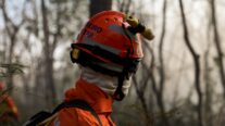 Corpo de Bombeiros de MT segue combatendo incêndio no lado de Cáceres do Pantanal nesta terça-feira (02)