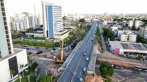 Sinfra libera trânsito nos dois lados do viaduto sobre a Avenida do CPA