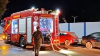 Corpo de Bombeiros atua em princípio de incêndio em conveniência de posto de combustível